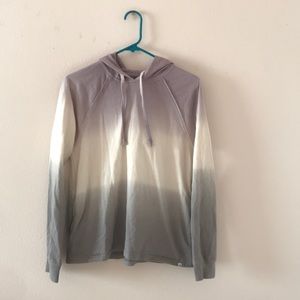 Volcom Purple Grey Ombré Hoodie